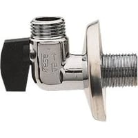 Kuglehane securex vinkel np/np m. håndtag og kontraventil - 1/2"