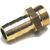 Ezze slangenippel, 1/2" x 1/2", A-metal, messing